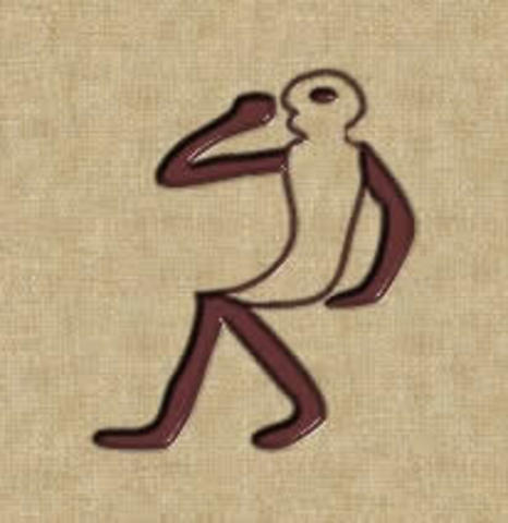 Around  4000 BCE (Ancient Egypt)