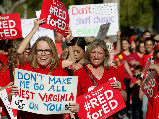 The Arizona teachers strike ends as legislators pass both a pay increase and school-funding plan.