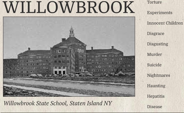 The Willowbrook State School closed.