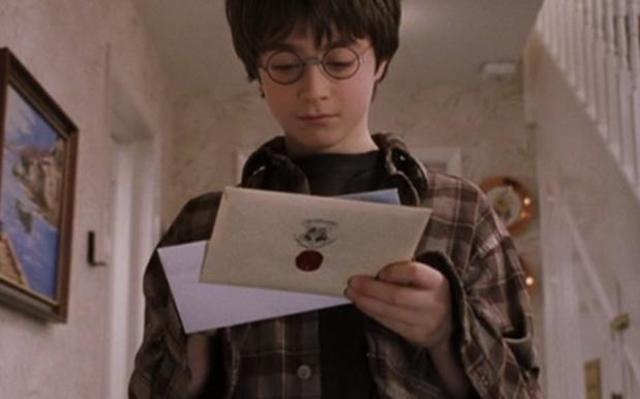 Harry receives his first letter from Hogwarts