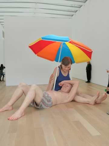 Couple under an Umbrella