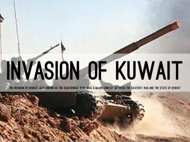 Inicia la guerra del golfo