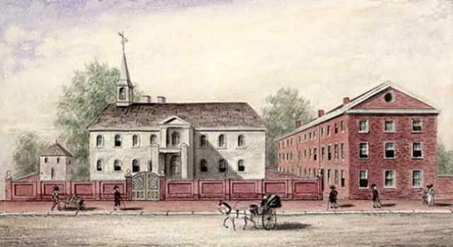 Benjamin Franklin helps establish the first "English Academy"