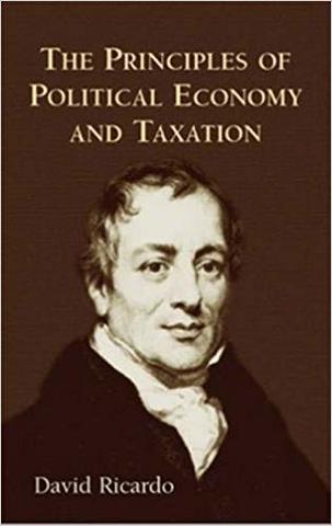 Ricardo publica su libro, Principles of Political Economy and Taxation