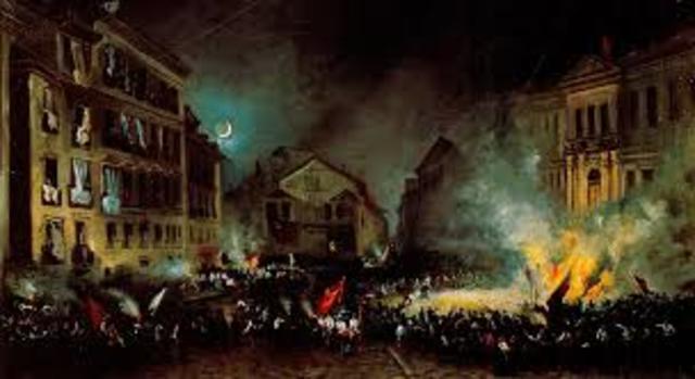 LA VICALVARADA: MANIFIESTO DE MANZANARES. CAÍDA DEL RÉGIMEN MODERADO (1854).