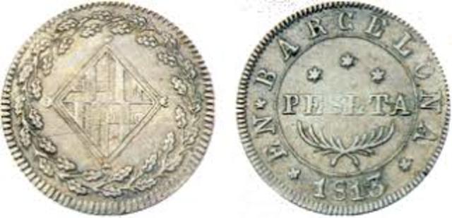 LA PESETA, UNIDAD MONETARIA ESPAÑOLA (1868).