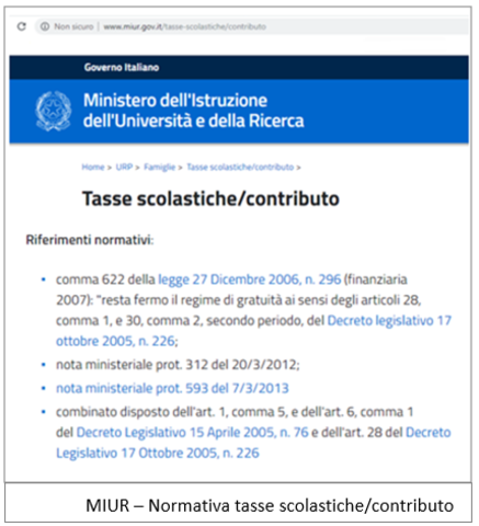 La scuola e le risorse – le tasse scolastiche