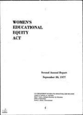 Woman's Rights: Women’s Educational Equity Act
