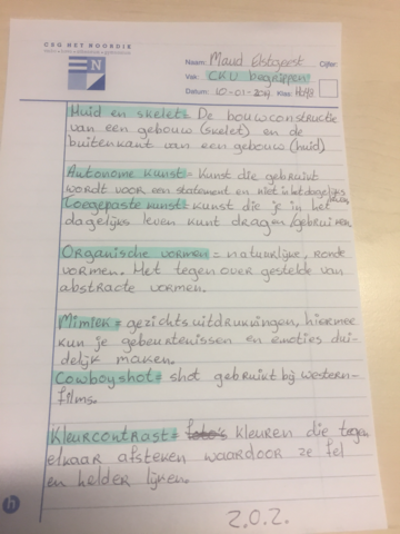 Disciplinemodulen begrippen