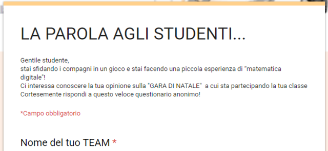 10	La parola agli studenti
