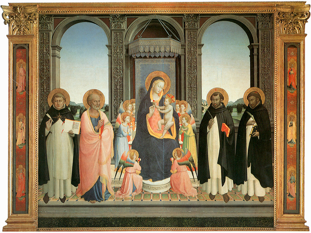 BEATO ANGELICO - Pala di San Domenico