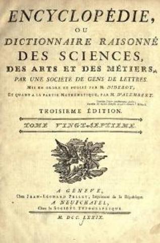 Diderot e D'Alembert, "A Enciclopédia"