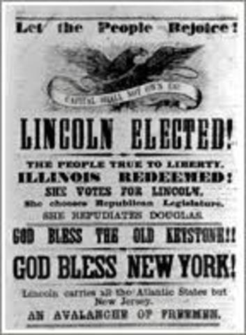 Abraham Lincoln Elected President