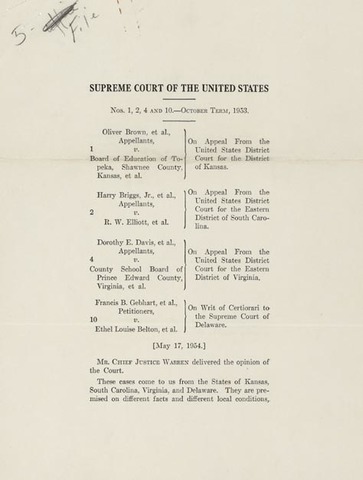 Brown v. Board. of Education of Topeka