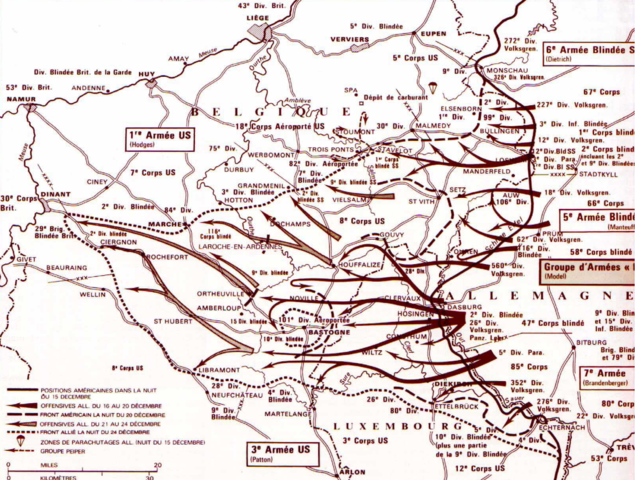Dernière contre-offensive allemande dans les Ardennes