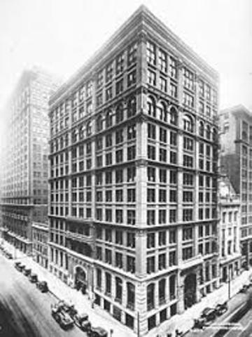 The first Skyscraper Built in Chicago
