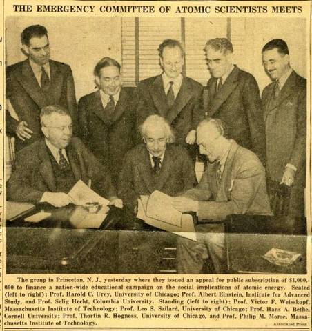 Chairman of the Emergency Committee for Atomic Scientists