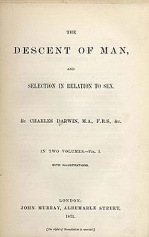 "The Descent of Man" is Published