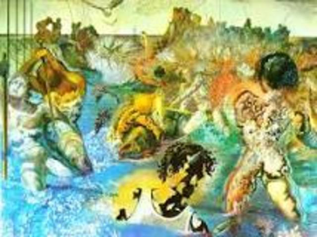 otra pintura de Dalí