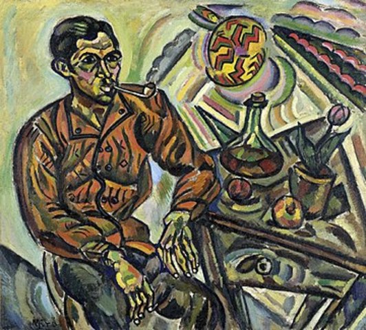 Miró pintó un cuadro de Vincent Nubiola.