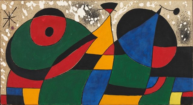 Miró creó un tapiz por el "World Trade Center."