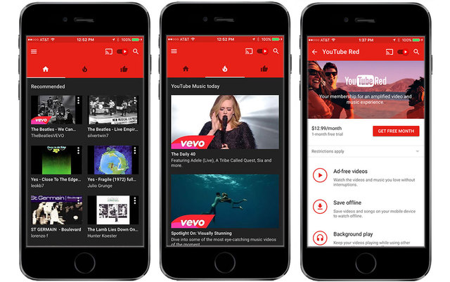 YouTube Music, (Benito, 2018)