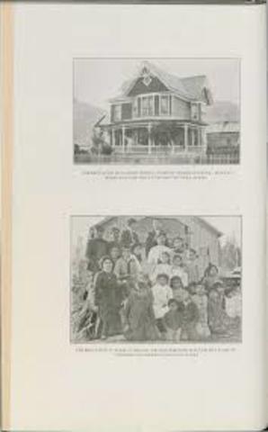 The first Indian boarding school opens