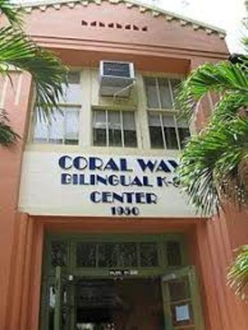 Coral Way Elementary School  starts the first bilingual and bicultural public school in the United States.