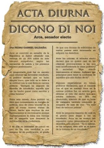 Acta Diurna In Rome (130 BC)