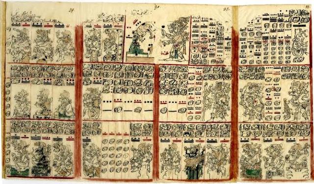 Codex in the Mayan Region                      (5th Century)