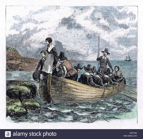 Pilgrims land