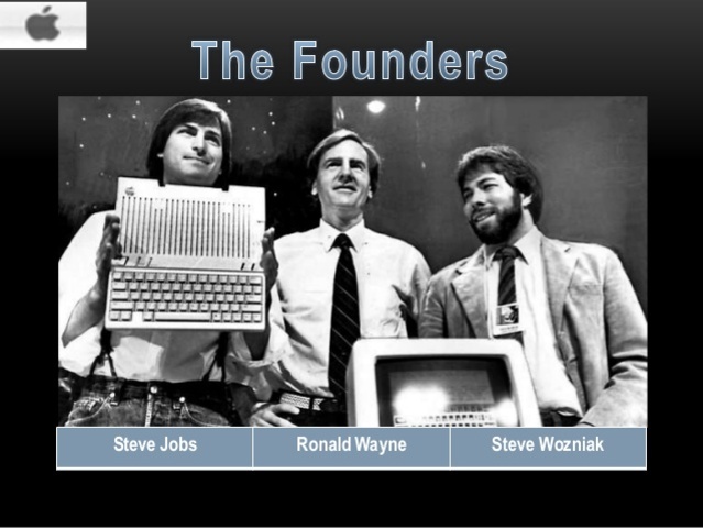 La apple computer company.