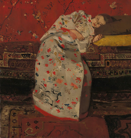Meisje in de witte kimono - George Hendrik Breitner