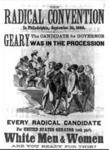 Creation of the Radical Republicans
