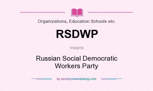 Lenin joins the RSDWP