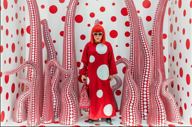 Yayoi Kusama en Louis Vuitton