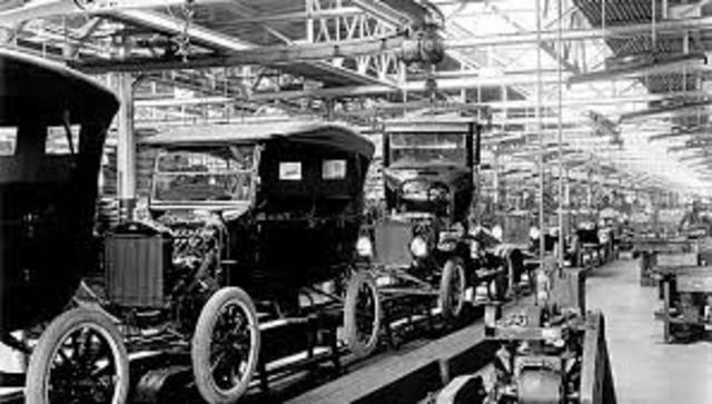 The First Moving Assembly Line