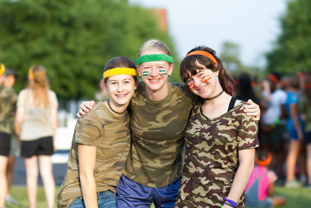 fui a campos de winshape con mis amigas.