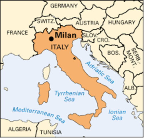 Einstein Follows his Family to Italy