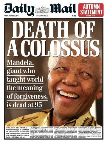 Nelson Mandela dies