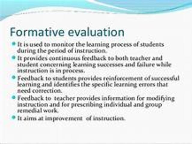 Formative Evaluation