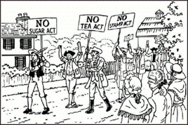 "No taxation without representation"