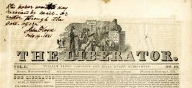 William Lloyd Garrison Published the LIberator