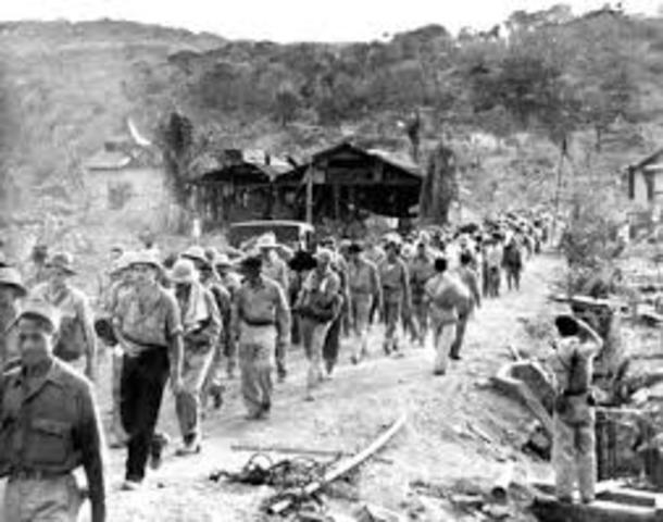 Bataan battle & march (War in Pacific)