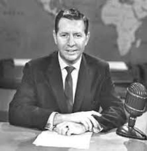 First News Broadcast over Television