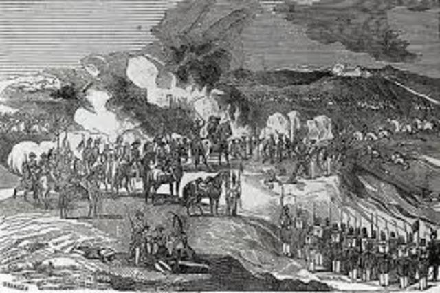 1854	La vicalvarada: manifiesto de Manzanares. Caída del régimen moderado.