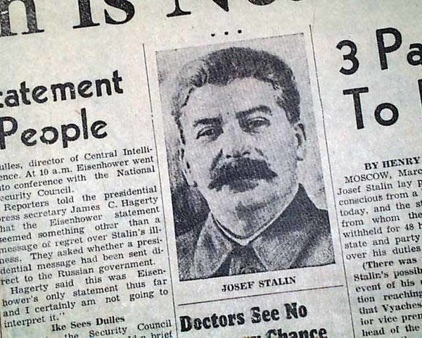 Stalin dies