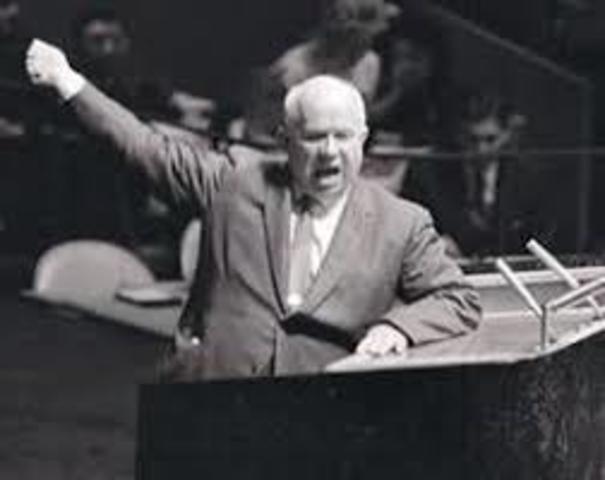 Nikita Khrushchev's secret speech.