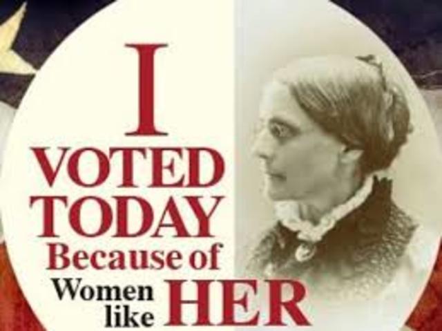 Susan B Anthony votes!