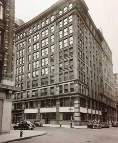 The construction for Joseph Asch’s building is finished. It is placed at the corner of Greene Street and Washington Place in Manhattan.